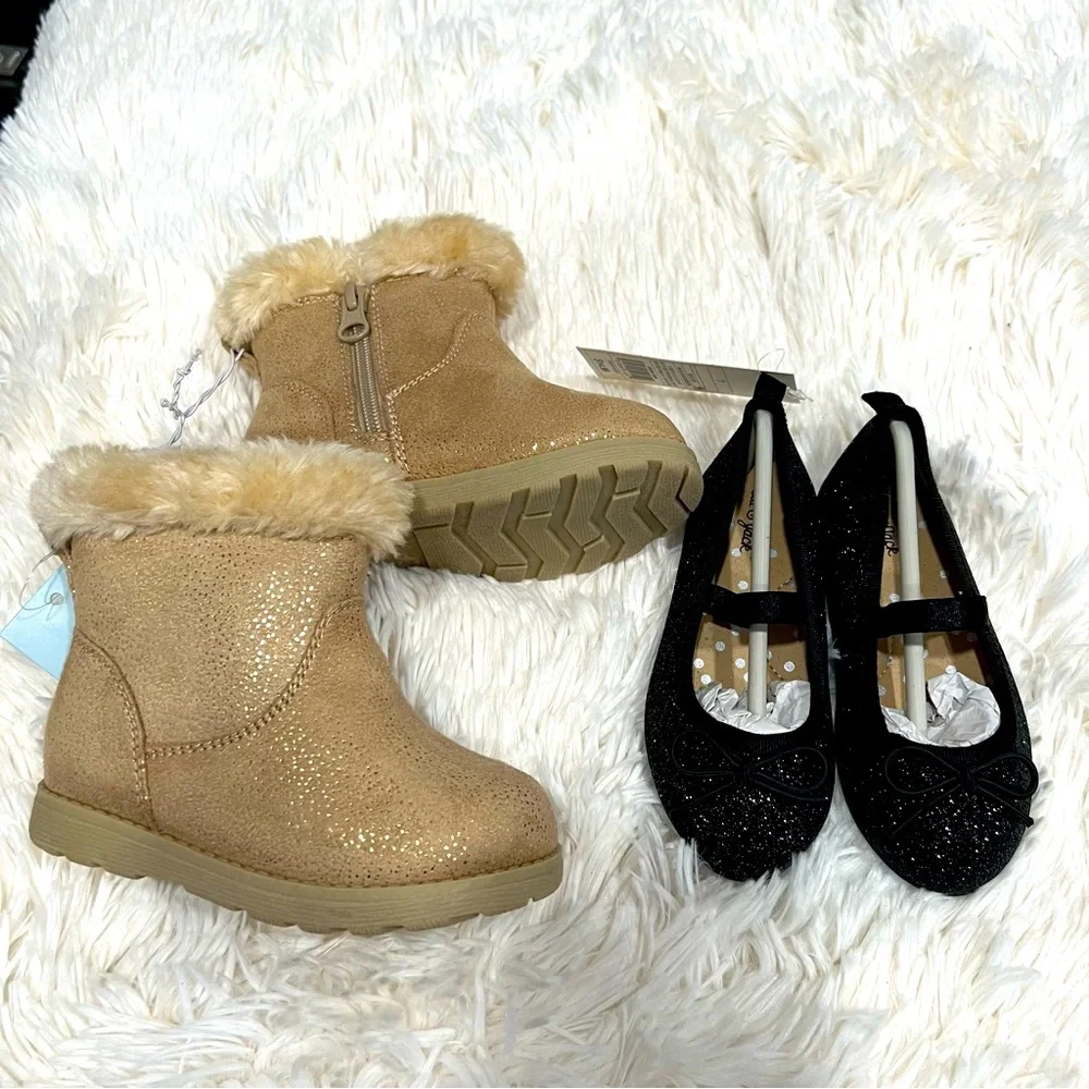 Cat & Jack‎ little Girl bundle shoes size 7